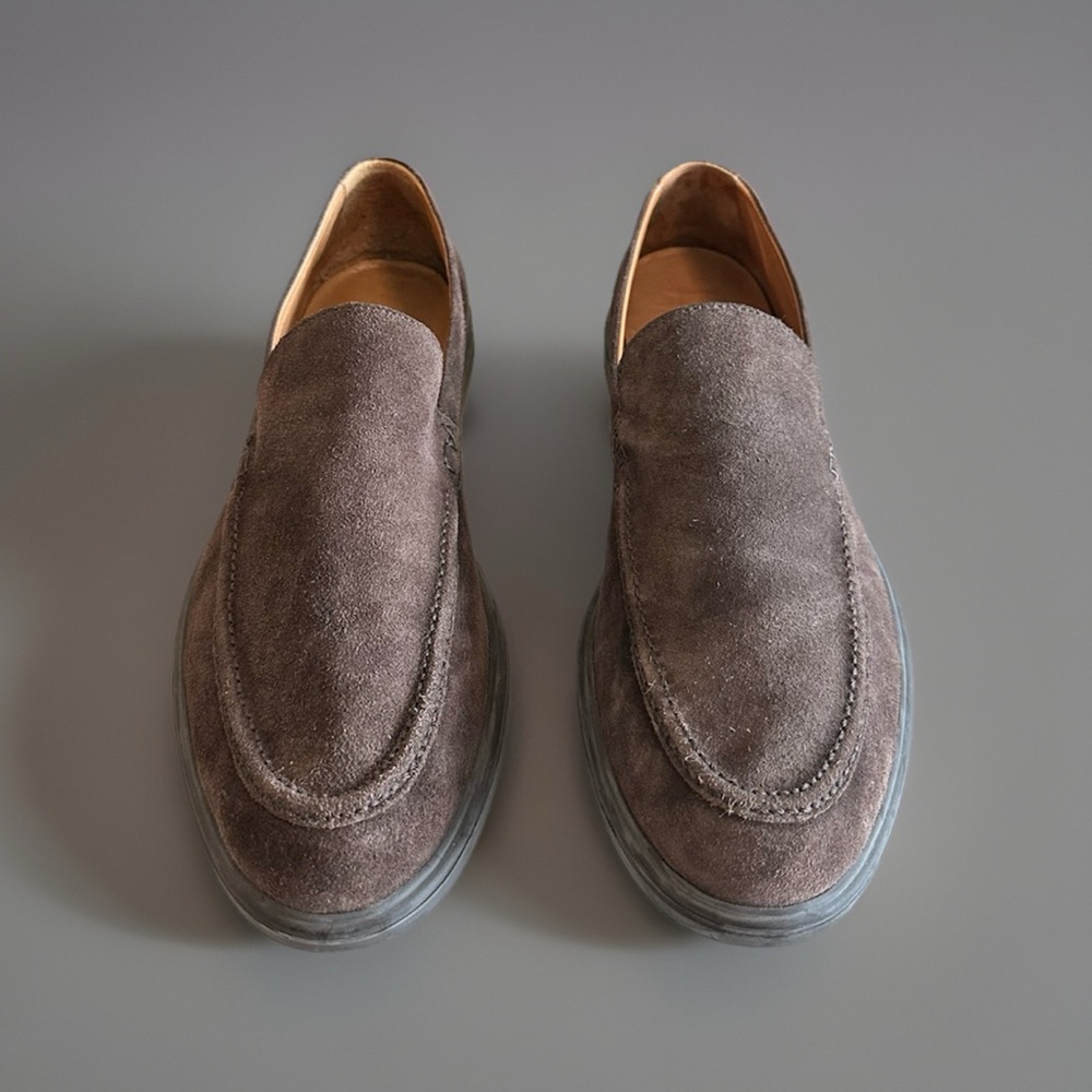 Peter Millar Brown Suede Slip-Ons